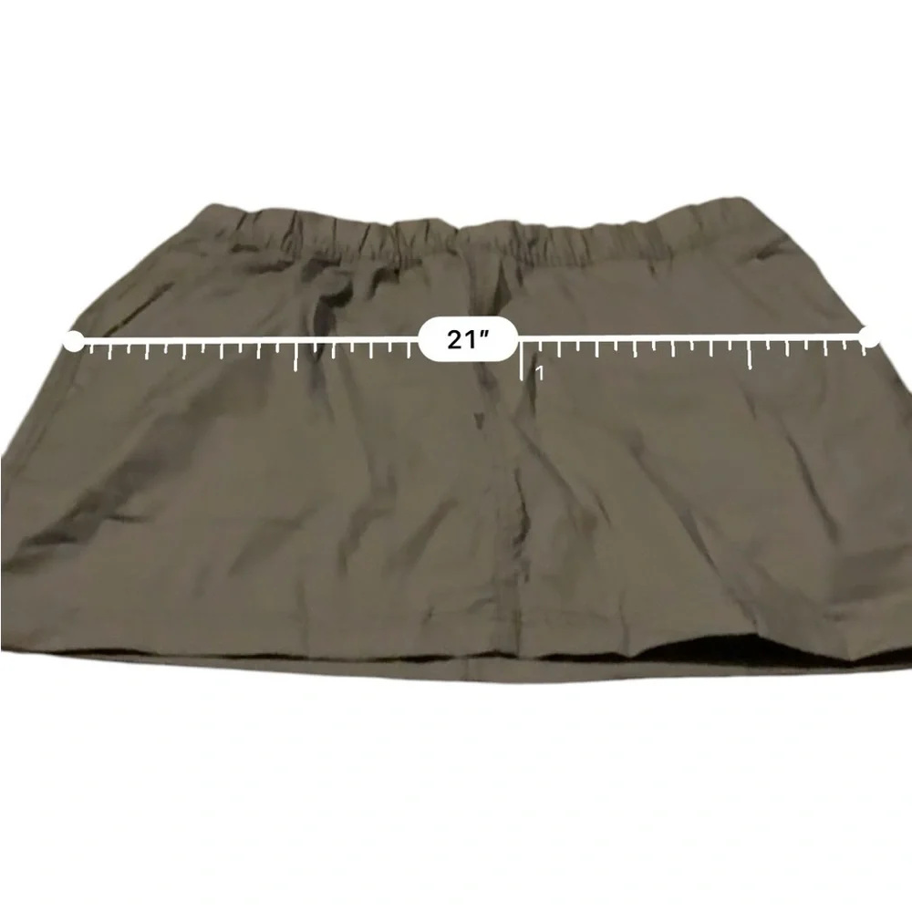 Prana Double Peak Skort in Mud Tan Brown Sz 14 NEW‎